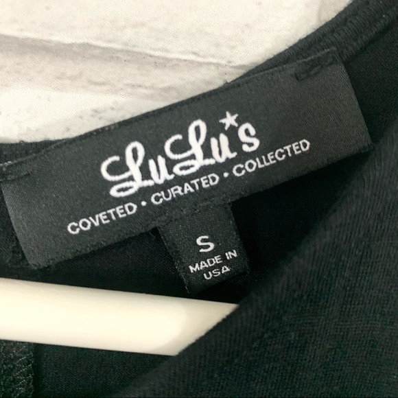 LuLu’s • Black “Topelo Honey” Dress Size Small - Picture 4 of 7